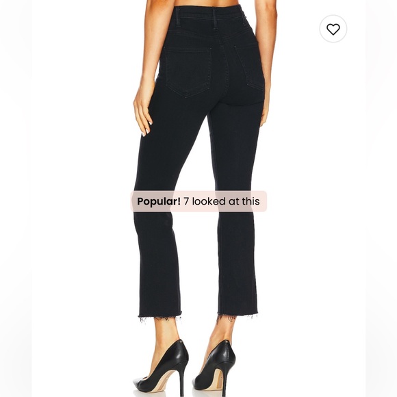 MOTHER the hustler high waist fray hem ankle bootcut jeans - Picture 3 of 6